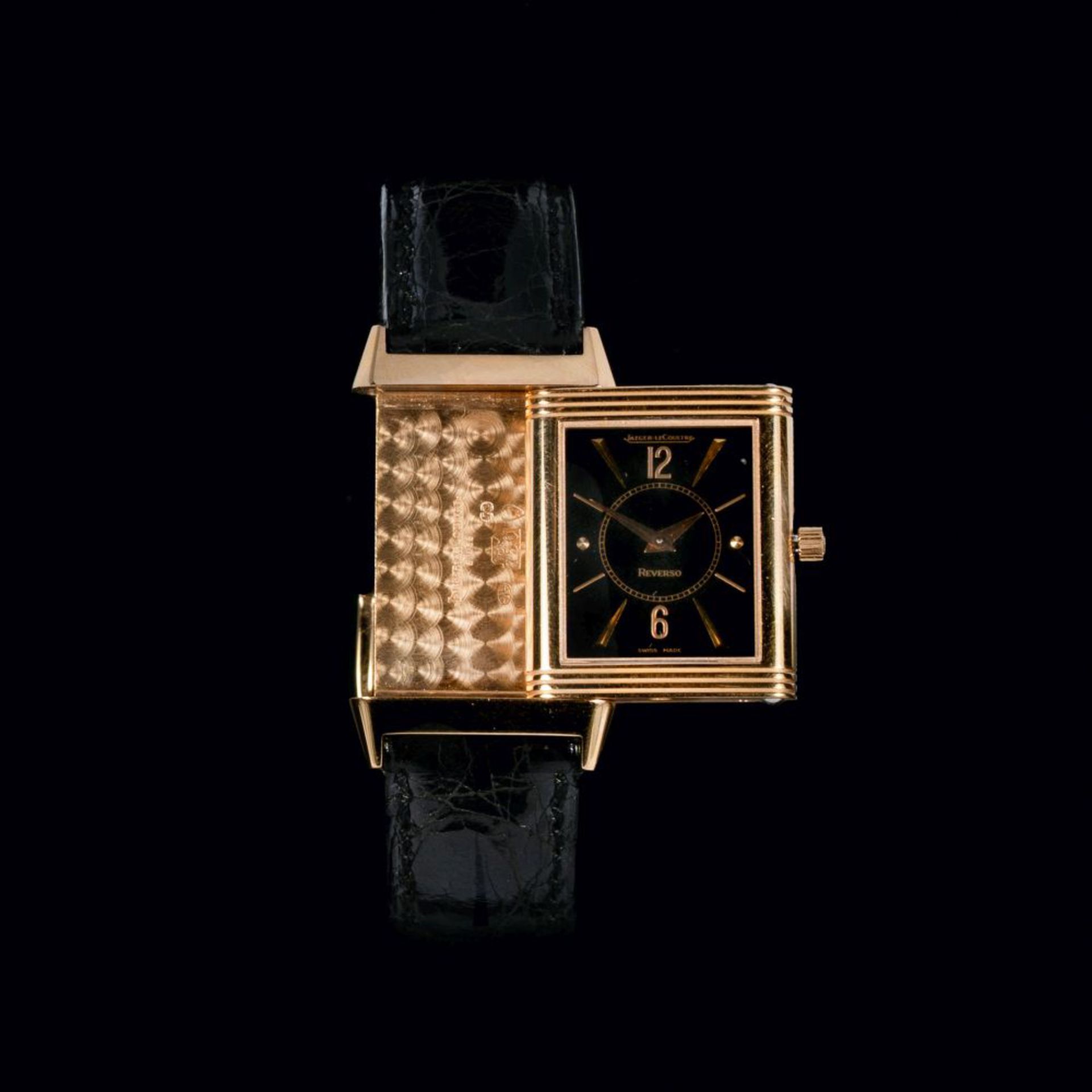 Jaeger-LeCoultre. A Wristwatch 'Reverso Black'. - Image 2 of 2