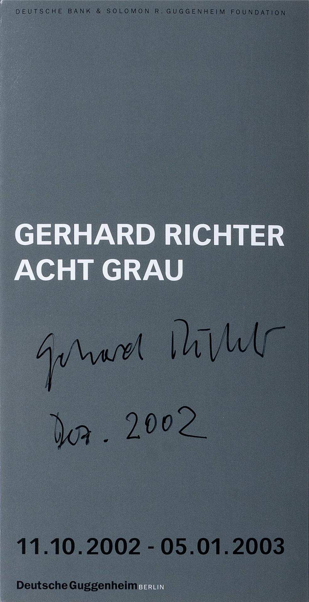 Richter, Gerhard (Dresden 1932). Gerhard Richter - Eight Grey.
