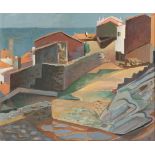 Hannes Schultze-Froitzheim (Wuppertal-Elberfeld 1904 - Kiel 1995). Meerblick bei Cadaqués, Spanien.