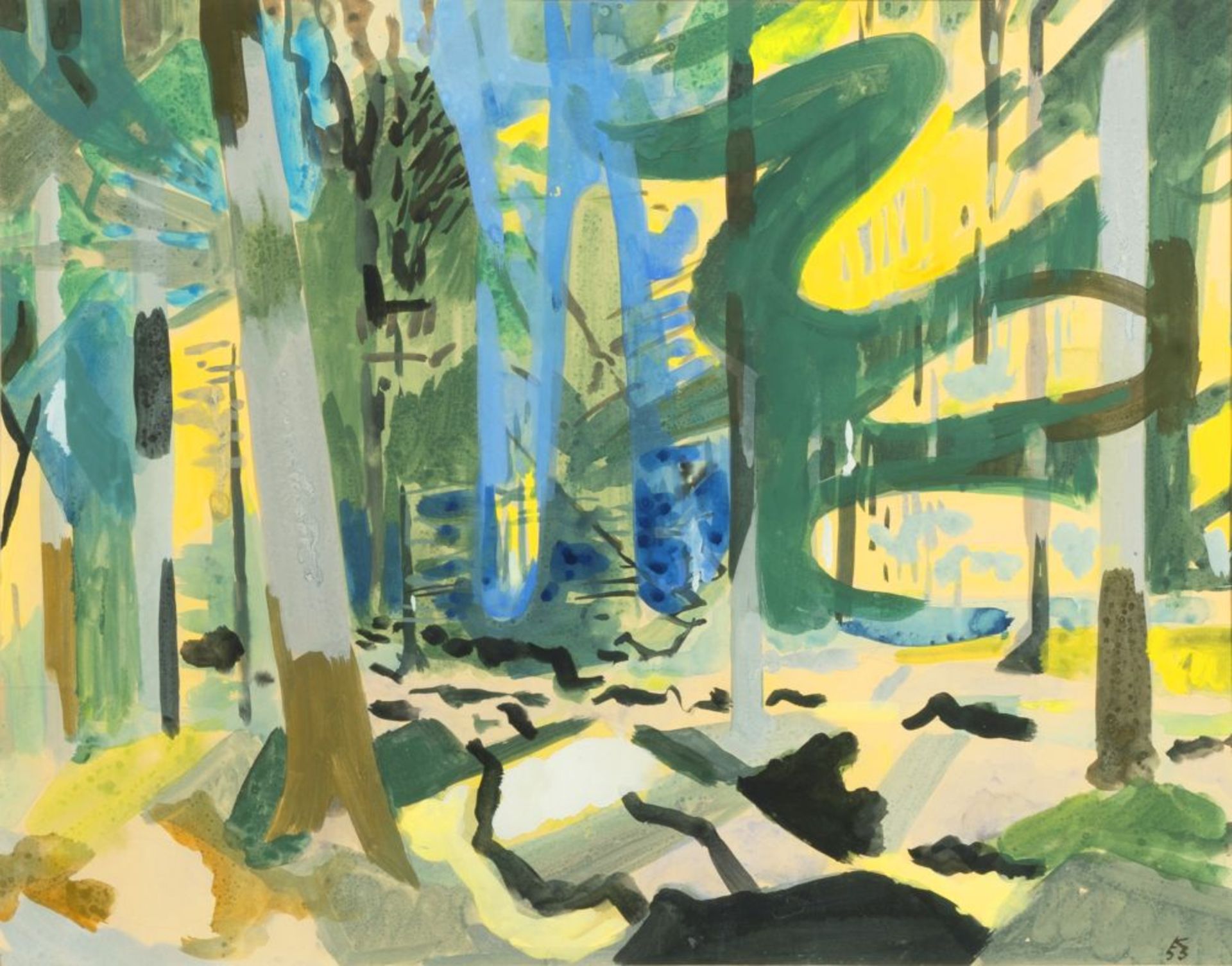 Kluth, Karl (Halle/Saale 1898 - Hamburg 1972). Deep in the Forest.
