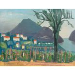 Ernst Schumacher (Mönchengladbach 1905 - Berlin 1963). Südliche Landschaft.