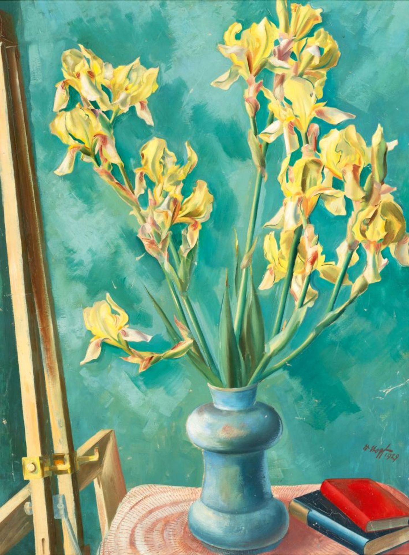 Hopf, Eduard (Hanau 1901 - Hamburg 1973). Yellow Lilies.