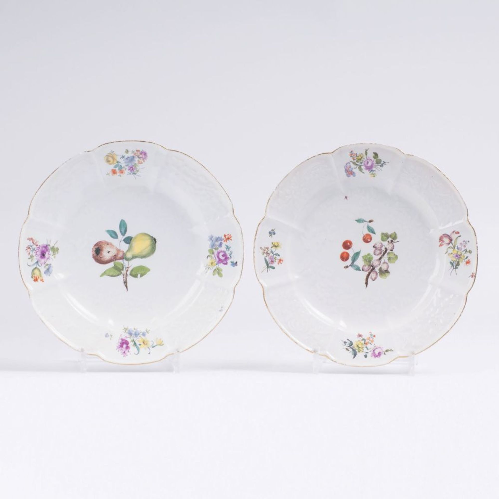 A Pair of Plates with Gotzkowsky Relief.