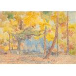 Moritz Melzer (Albendorf 1877 - Berlin 1966). Lichter Wald.