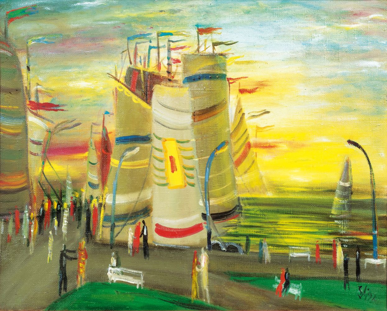 Armonas, Svajunas (Lazduonenuose 1951). Sailing Ships.