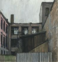 Knebel, Konrad (Leipzig 1932). Courtyard.