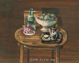 Klein, César (Hamburg 1876 - Lübeck 1954). Table Still Life.