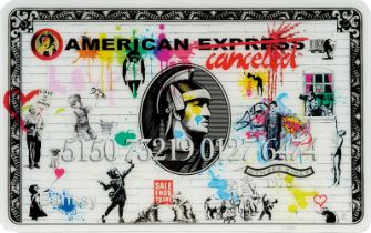 Diederik van Apple (Leiden 1985). Mr. Banksy Amex.