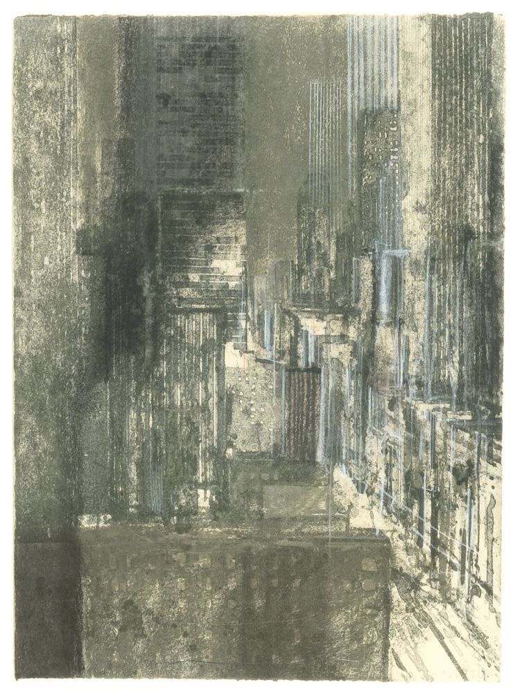 Salzmann, Gottfried (Saalfelden 1943). Street in New York.