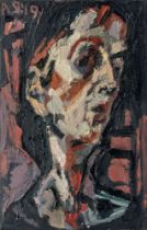 Schröter, Annette (Meißen 1956). Self Portrait.