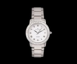 Blancpain. A Lady's Wristwatch Villeret ultraflat with Diamonds.