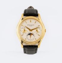Patek Philippe. A Gentleman's Wristwatch Perpetual Calendar.