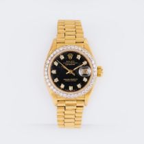 Rolex. A Lady's Diamond Wristwatch Datejust.