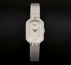 Chopard. A Lady's Wristwatch with Diamonds.