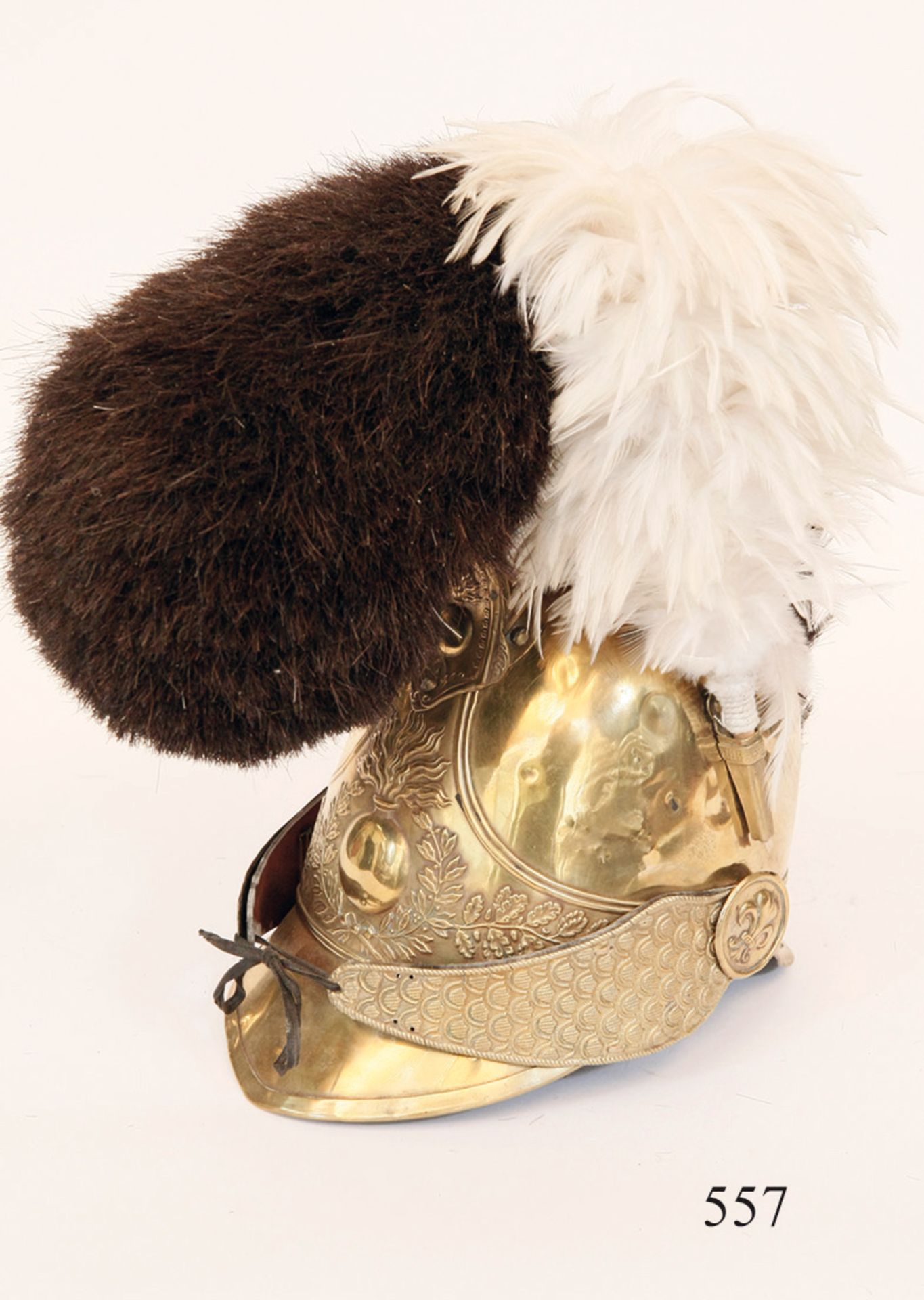 Helm für Mannschaften der Carabiniers à cheval, um 1870