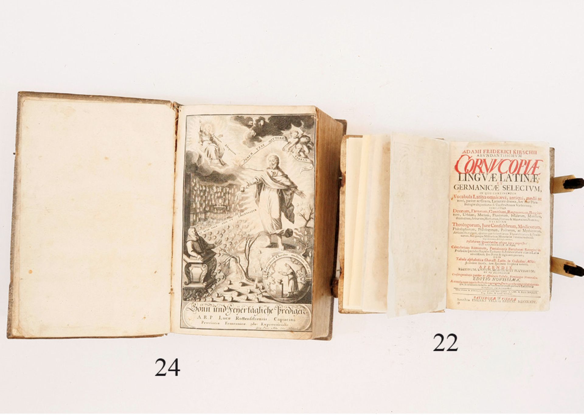 Altes Buch, Sonn- und Feyertagliche Predigen, Nürnberg 1721