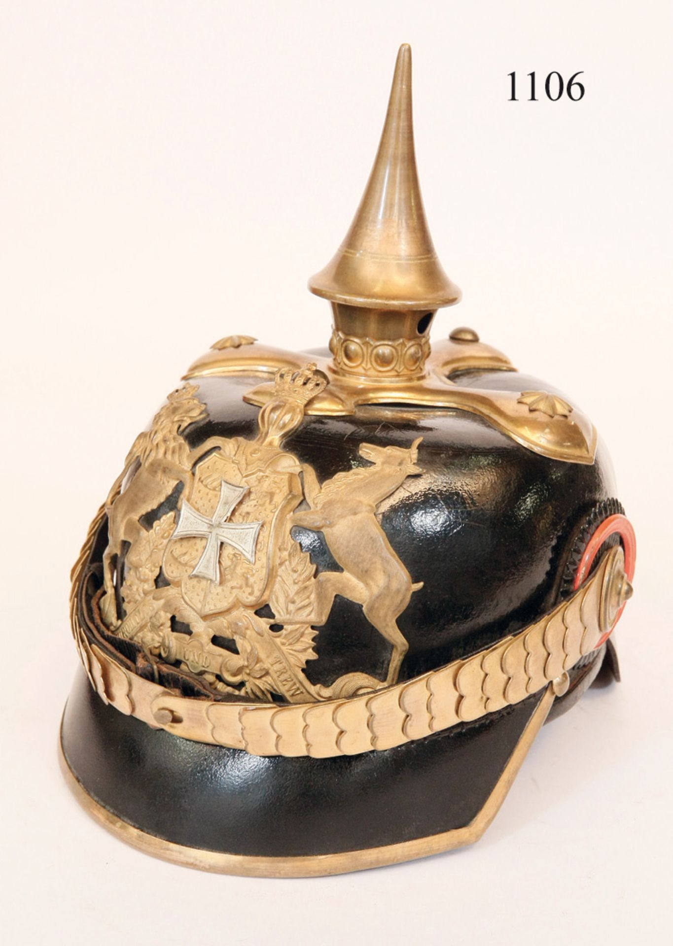 Helm für einen Reserveoffizier, Infanterie