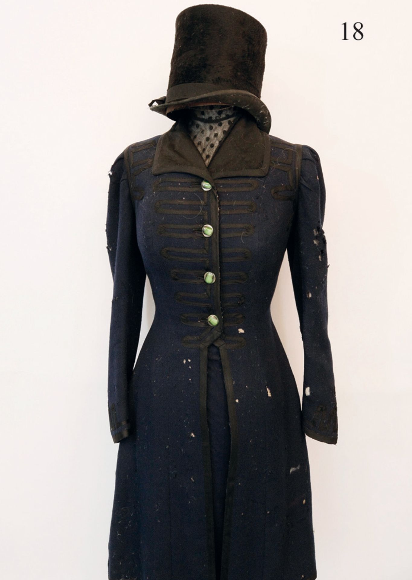 Damenkleid, um 1880/90