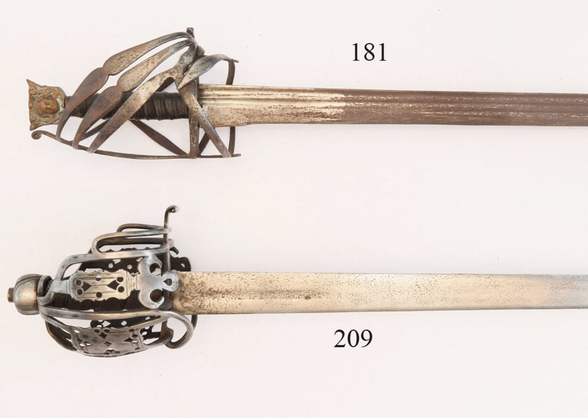 Korbschwert, schottisch, um 1700