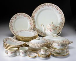 A LARGE MINTON 'MORELAND' PATTERN BONE CHINA DINNER SERVICE, MODERN