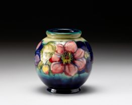 A MOORCROFT 'CLEMATIS' PATTERN VASE