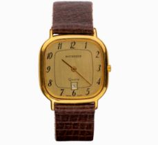 A GENTLEMAN'S DRESS WRISTWATCH, BUCHERER QUARTZ