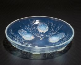 A SABINO OPALESCENT GLASS 'SEA URCHIN' DISH