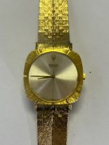 A GENTLEMAN'S GOLD WRISTWATCH, ROLEX GENEVE