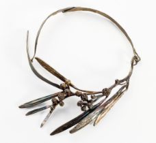 A VERMEIL 'MIMOSA' CHOKER NECKPIECE BY CLAUDE LALANNE