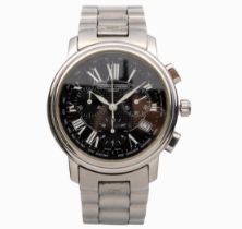 A GENTLEMAN'S STAINLESS STEEL WRISTWATCH, FREDERIC CONSTANT