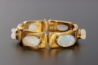 A 'FORMA LIVRE' MOONSTONE BRACELET BY BURLE MARX, BRAZIL