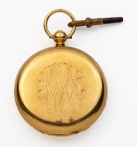 AN 18CT GOLD HUNTER-CASED POCKET WATCH, JOHN FORREST, LONDON, CASED BY RICHARD JAMES OLIVER