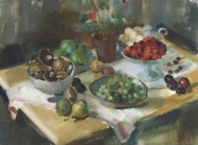 Clement Edmond Theodore Marie Serneels (Belgian1912 - 1991) STILL LIFE ON A TABLE