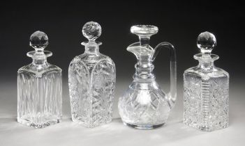 THREE STUART DECANTERS