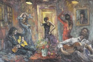 Branko Dimitrov (Yugoslavian 1959 - ) FLAMENCO DANCERS