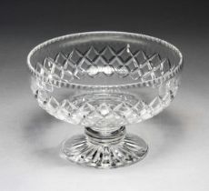 A STUART CRYSTAL FOOTED BOWL