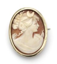 A CAMEO PENDANT/BROOCH