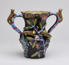 AN ARDMORE VASE WITH HANDLES, 1996