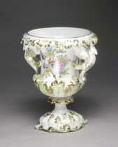 A HEREND VICTORIA PATTERN POTPOURRI HOLDER