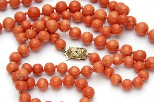 A CORAL NECKLACE