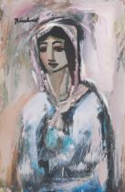 Carl Adolph BÃ¼chner (South African 1921 - 2003) THE MALAY WOMAN