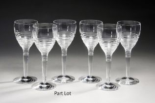 A SET OF EIGHT WATERFORD JASPER CONRAN RED WINE GLASSES