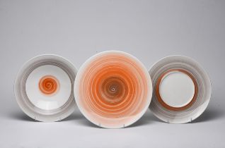 AN ASSORTED COLLECTION OF VILLEROY & BOCH HOSPITALITY RANGE "AMARAH RED SUN" PLATES