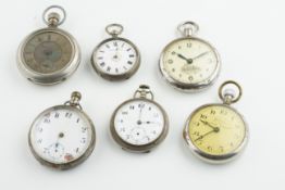 GROUP OF POCKET WATCHES *** Please view images carefully as they are part of the description, for