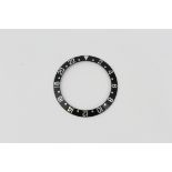 ROLEX GMT MASTER BLACK FAT FONT BEZEL INSERT