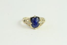 18YG Sapphire Ring