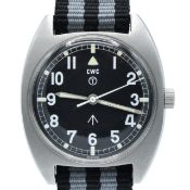 CWC W10-6645-99 BRITISH MILITARY ISSUE MECHANICAL WRISTWATCH WITH HACKING SECONDS DATED 1976.