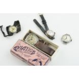 GROUP OF WRISTWATCH INCL. CARBEL, 4 wristwatch including carbel and aviation with original box.***