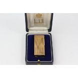 SPECIAL SOLID 18CT DUNHILL PARIS CIRCA LATE 1950S/60S WITH BOX