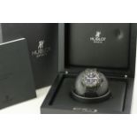 HUBLOT SUPER B BLACK MAGIC FLYBACK CHRONOGRAPH WITH BOX REFERENCE B 1926.12